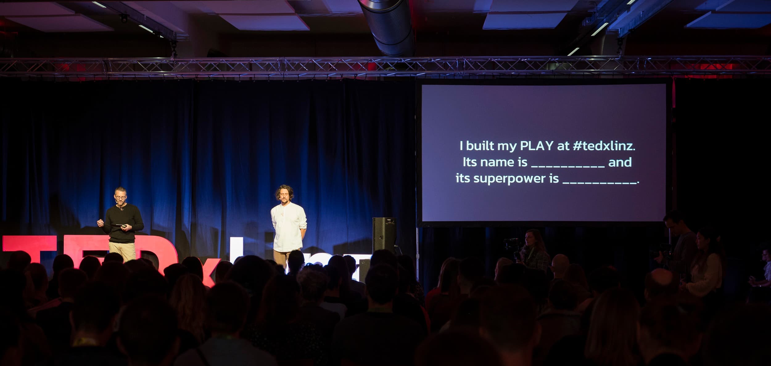 Tobias & Martin on the TEDx stage